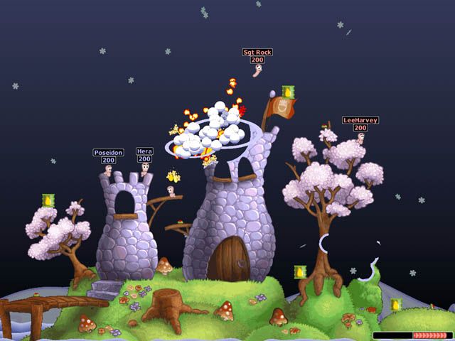 Worms World Party screenshot 4 for Sega Dreamcast